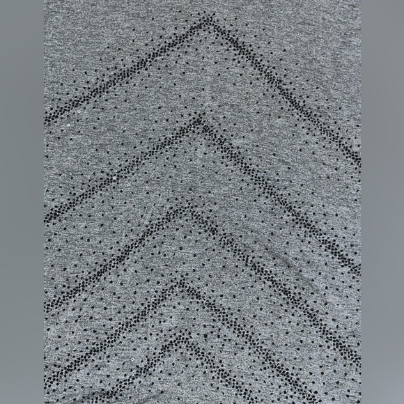 Women’s lightweight Summer Sequin Design gray plus size Top - Picture 3 of 5